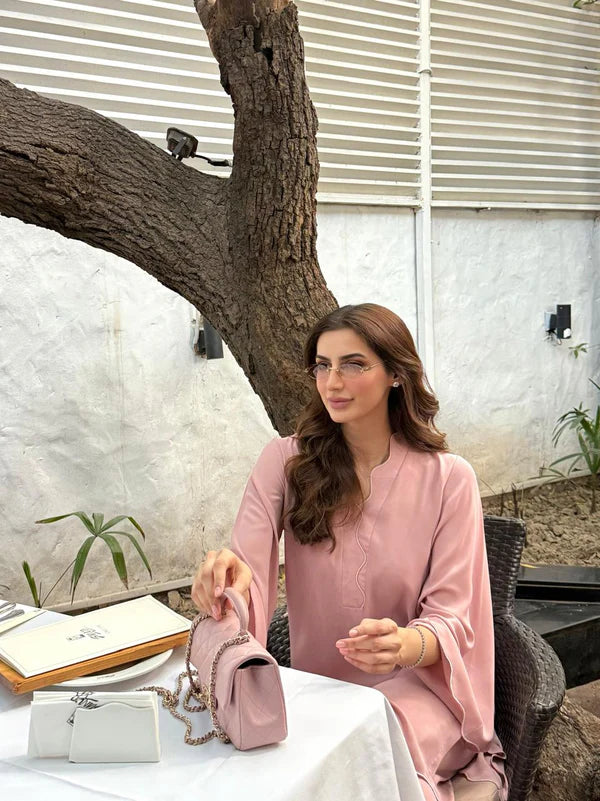 Tea Pink Scallop Set